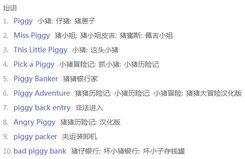 piggy怎么读