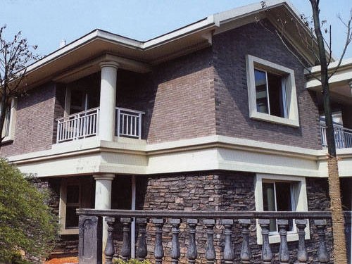 别墅用什么外墙砖，外墙砖的贴图是怎样？