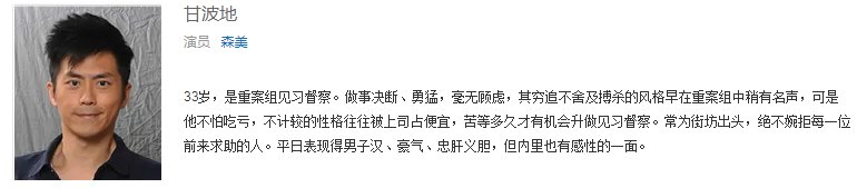 甘波地是什么电视剧