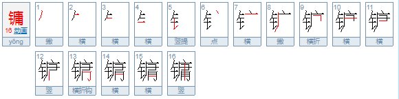 镛字是什么意思
