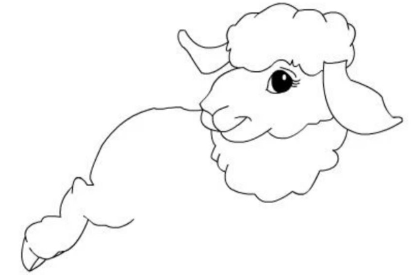 小羊怎么画简单又漂亮又可爱
