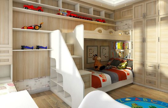 滑梯双层床在家居市场上比较受欢迎，滑梯双层床要如何选择？