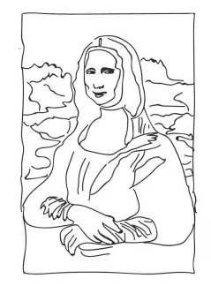 蒙娜丽莎用铅笔怎么画