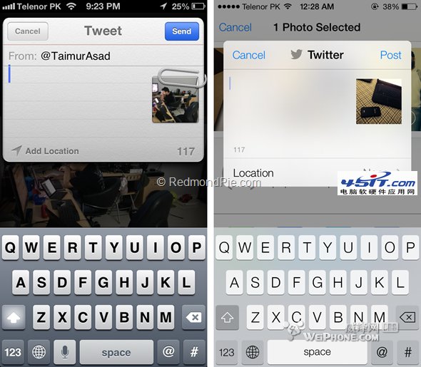 苹果ios6与ios7有什么区别