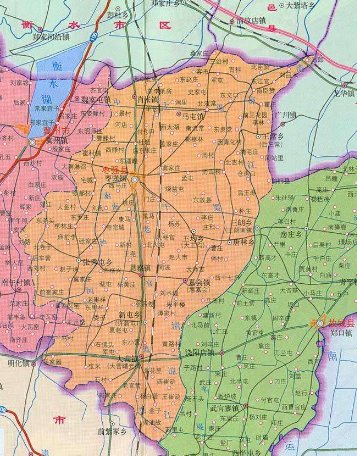 衡水枣强县地图