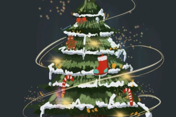 最近很火的圣诞树在哪个软件画