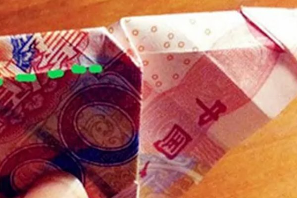 钱怎么折玫瑰花