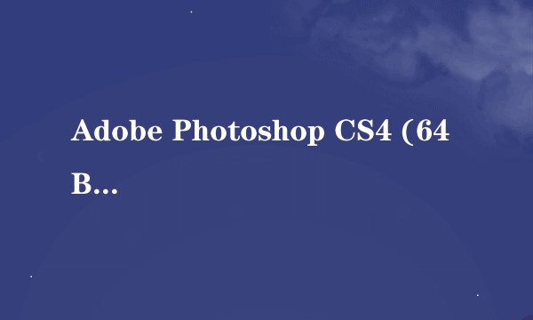 Adobe Photoshop CS4 (64 Bit)激活码