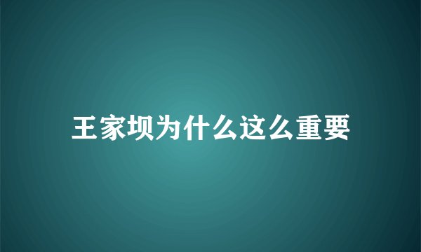 王家坝为什么这么重要