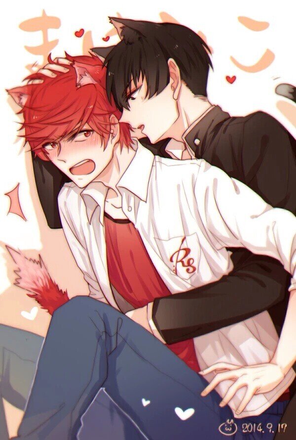 男男动漫可爱的萌图