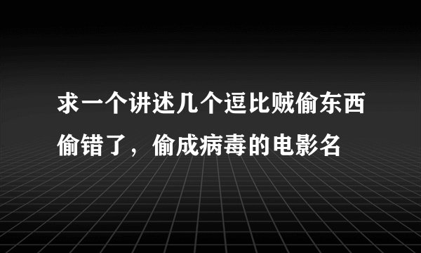 求一个讲述几个逗比贼偷东西偷错了，偷成病毒的电影名