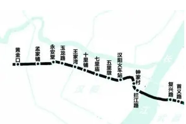 武汉四号线地铁站线路站点