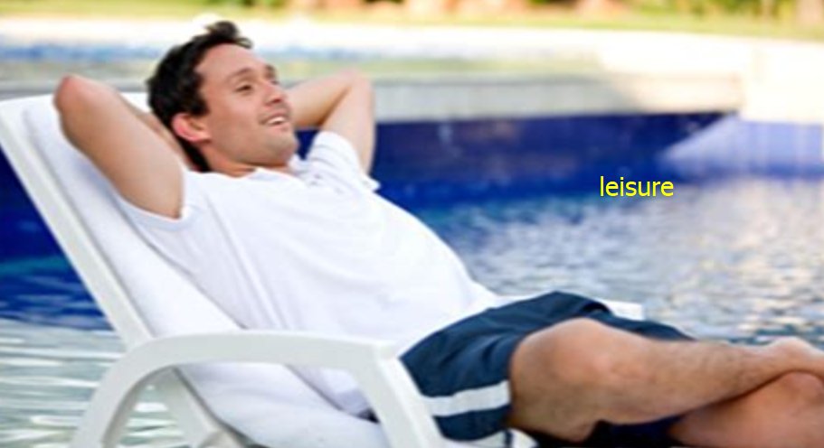 休闲英文怎么说