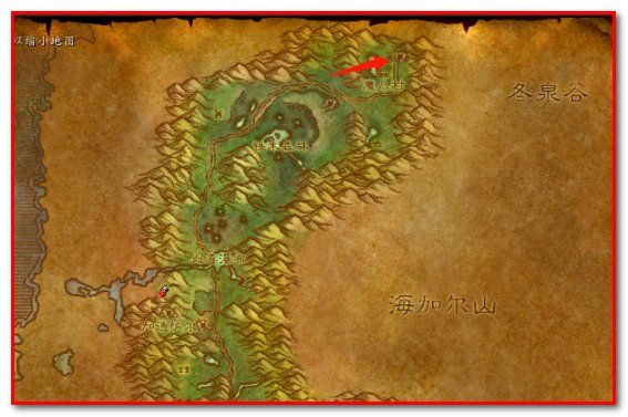 月光林地的飞行点在哪里啊?