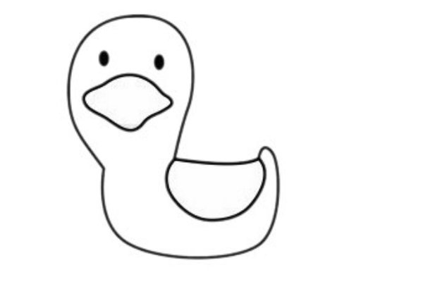 小鸭子简笔画怎么画
