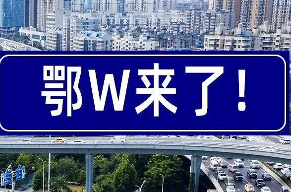 鄂w是哪儿的车牌号码？