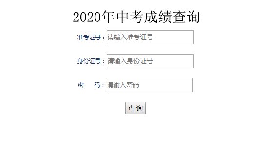 中考成绩如何查询？