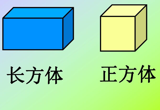 长方形和正方形的体积公式