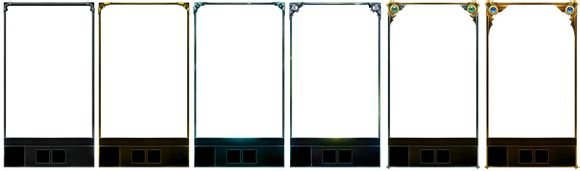 lol白金框框和钻石框框，还有王者框框的截图，求